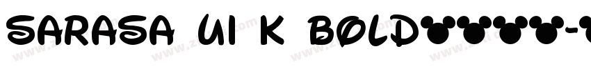 Sarasa UI K Bold字体下载字体转换